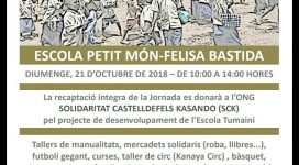 IX Jornada solidària 
23 d'octubre 2018