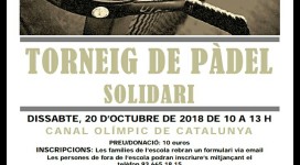 I Padel Solidari 
19 d'octubre 2018